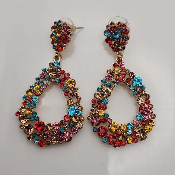 Boho Teardrop Earrings - Picture 2 of 3